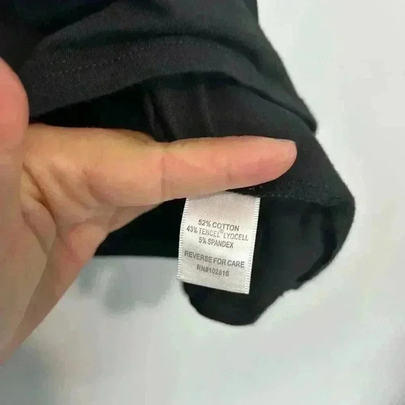 GARNET HILL Women's Bell-Sleeve Knit Top Black Size Large - Picture 4 of 6